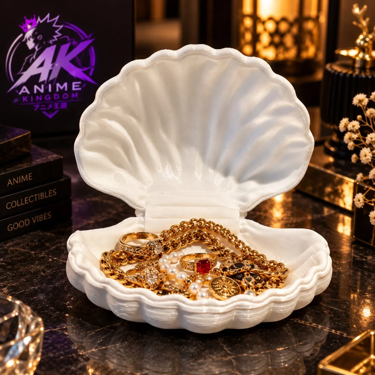 Seashell Jewellery Holder